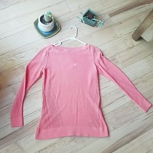 LOFT coral sweater NWOT